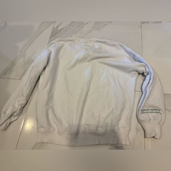 American Eagle Outfitters White Crewneck Sweater #11 - Picture 10 of 10